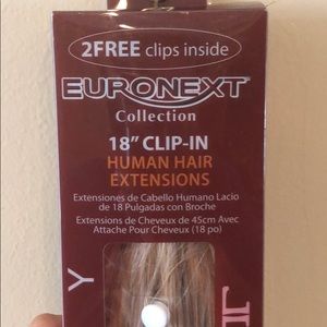 Euronext Remy 18inch hair extensions- blonde frost
